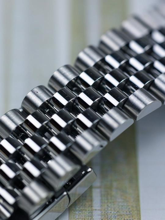 Rolee_x Oyst uuer Perpetual Date Just Silver-Black