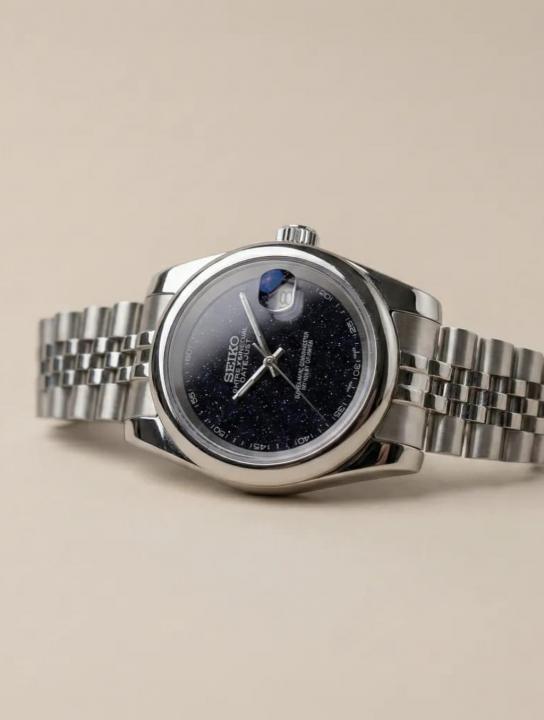 Seiko Oyster Perpetual Date Just Galaxy Black