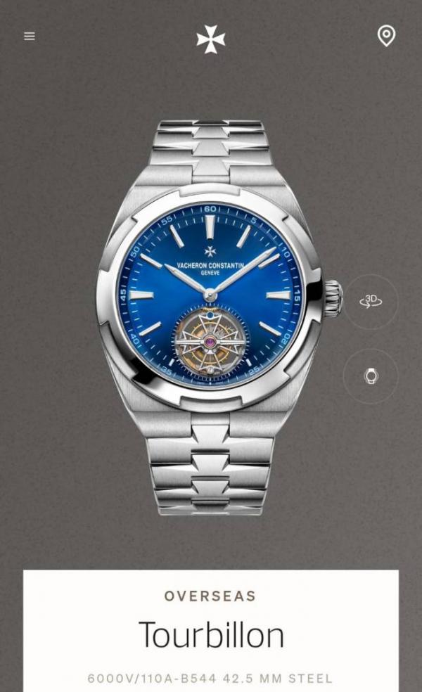 Vachero_on Constantin Overseas Tourbillon silver blue