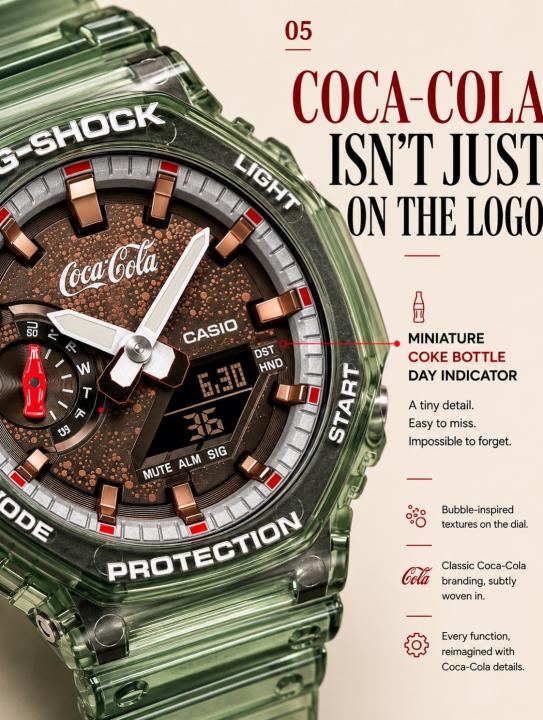 Casio G-Shock GA- 2100CC-3A Coca-Cola Collaboration