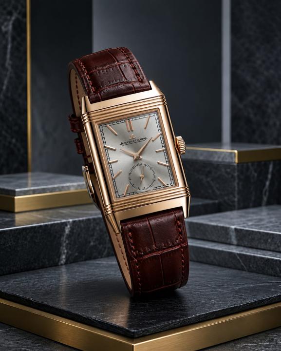 Jaegar-Le Coultre Reverso Tribute Duoface Small Seconds brown copper gray