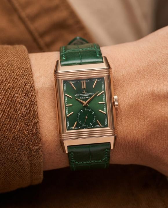 Jaegar-Le Coultre Reverso Tribute Duoface Small Seconds green