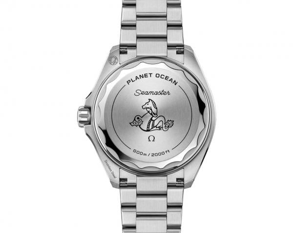 Omegg_a Seamaster Planet Ocean 600M Co-Axial Master Chronometer metal Silver blue black