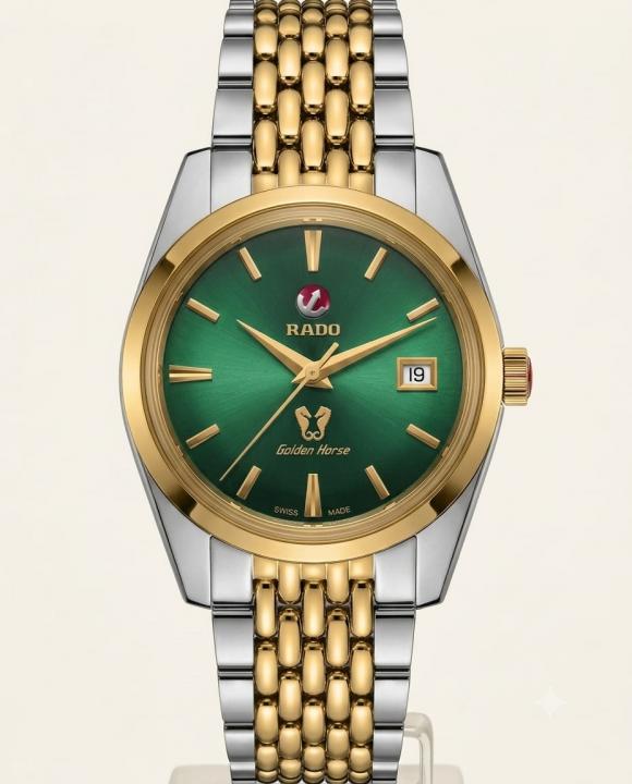 Raado Golden Horse Automatic 2 ton gold green