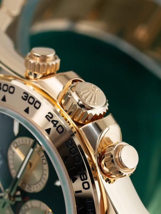 Rolee_x Oyster Perpetual Daytona Chosmograph Gold-Green-Gold Chronograph