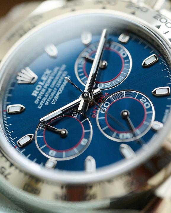 Rolee_x Oyster Perpetual Daytona Chosmograph Silver-Blue
