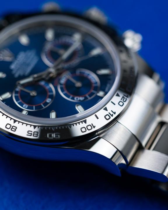 Rolee_x Oyster Perpetual Daytona Chosmograph Silver-Blue