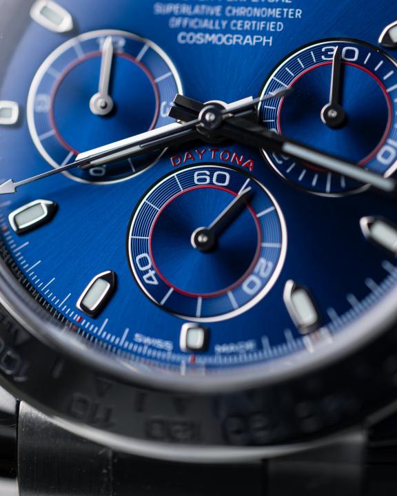 Rolee_x Oyster Perpetual Daytona Chosmograph Silver-Blue