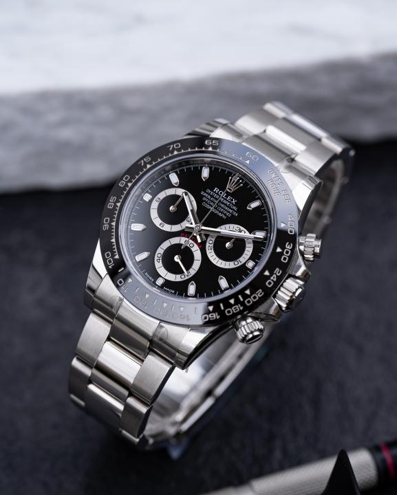 Rolee_x Oyster Perpetual Daytona Chosmograph Silver-Black