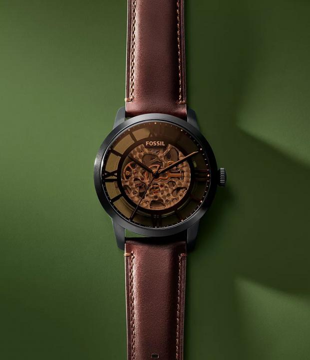 Fossii_l Townsman Brown-Black Automatic