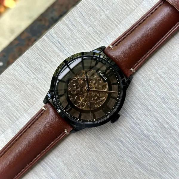 Fossii_l Townsman Brown-Black Automatic