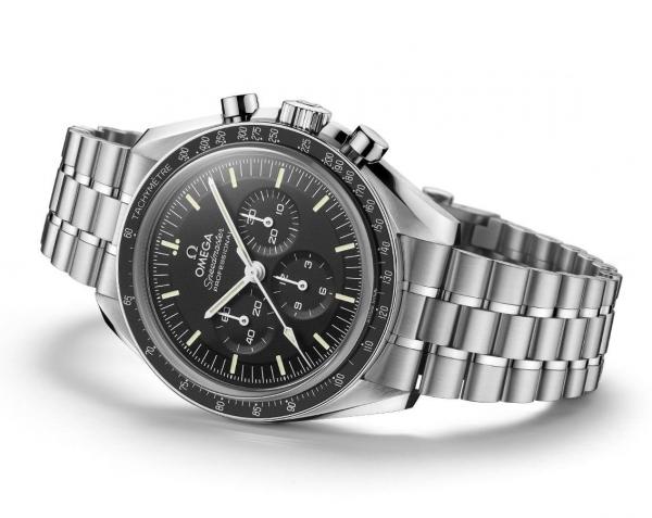Omegha Speedmaster Moonwatch Professional silver Black Black Chronograp