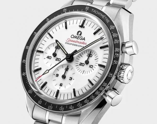 Omegha Speedmaster Moonwatch Professional silver white Chronograp