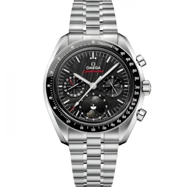 Omegha Speedmaster  Moonphase Meteorite siler black design