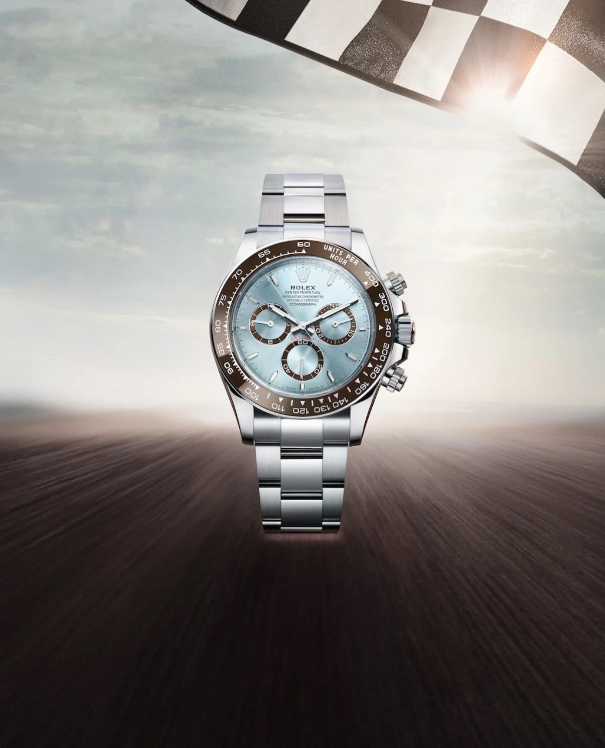 Rolex Daytona Cosmograph Stainless Steel Sky Blue Dial Japanese Master Quality Mens Watch