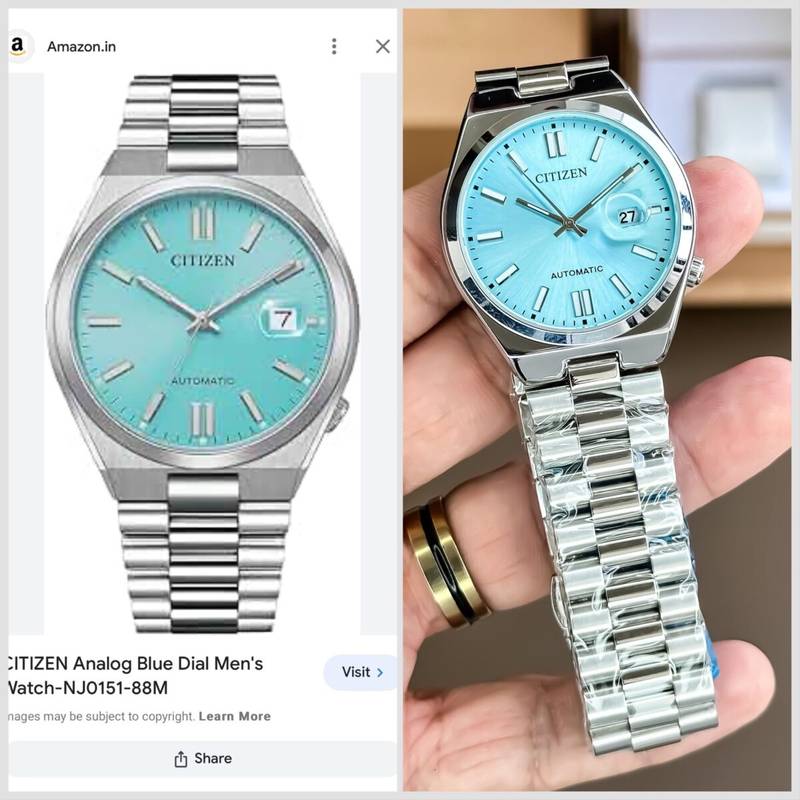 Citizen Classic Analog cool light blue