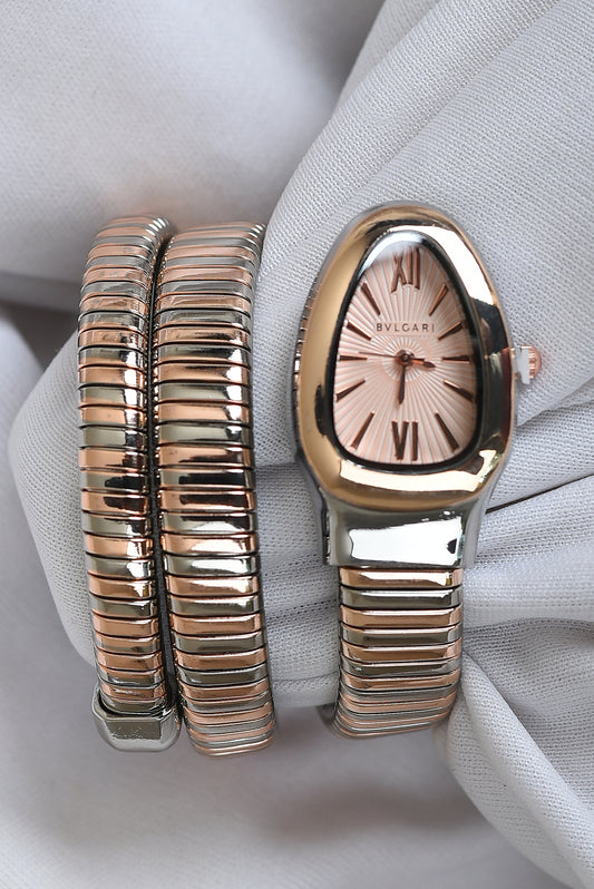 BVLGARI-TWOTONE-ROSEGOLD-WITHOUTSTONE