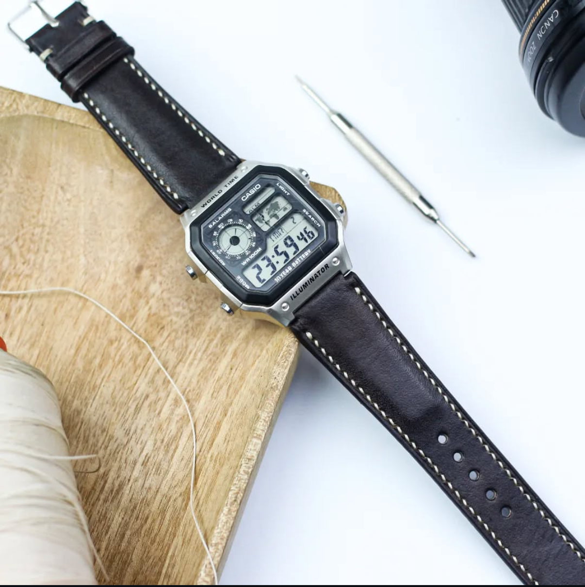 CASIO AE 1200 LEATHER