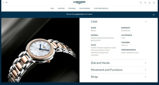 Longines PrimaLuna Diamonds Automatic 26.5 mm L8.111.5.89.6