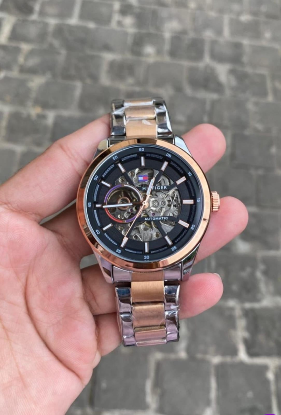 Skeleton Mens Luxury Watch Automatic Heavy Machinery UN