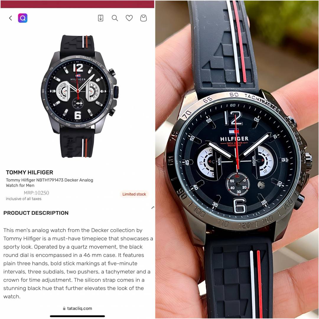 Tommy Hilfiger Decker Chronograph 7AA Premium Quality Watch