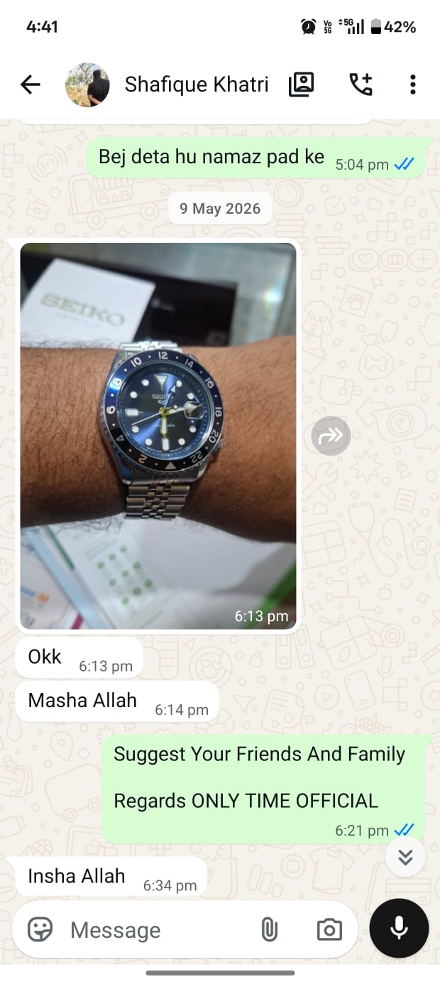 Seik o GMT Master Blue AAA