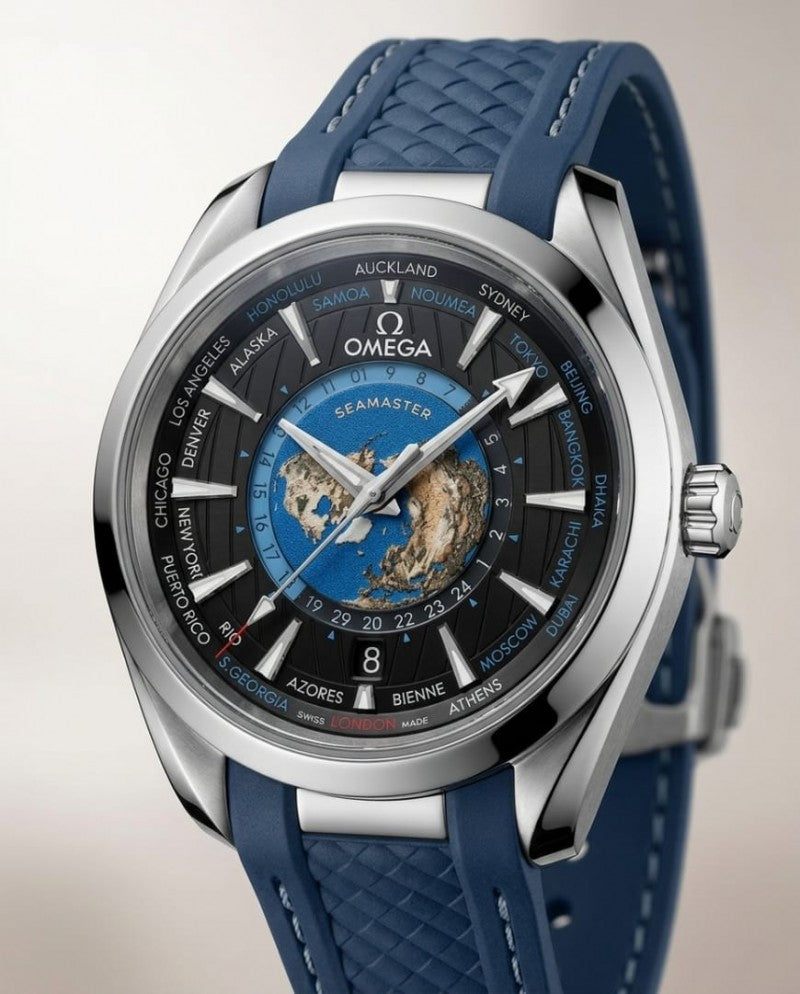 Deep Ocean Blue Chronograph Watch Quality Gauranteed UN