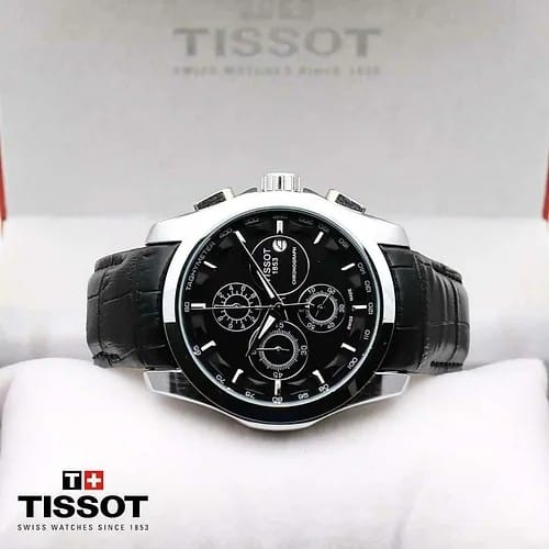 Tisso t Courtier Silver Black AAA
